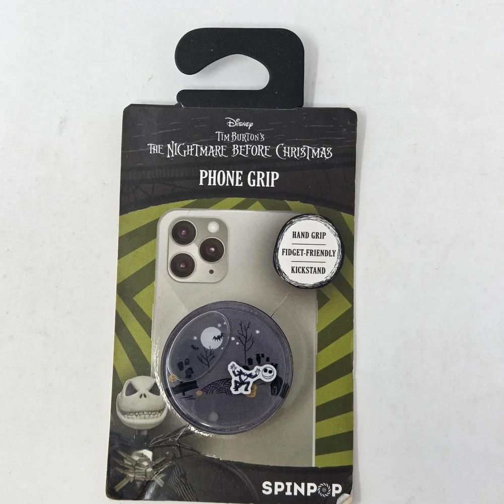 New Disney Nightmare Before Christmas Floating Jack Skellington Pop Grip SpinPop